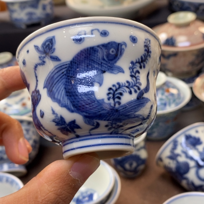 【闪购商品】景德镇青花主人杯