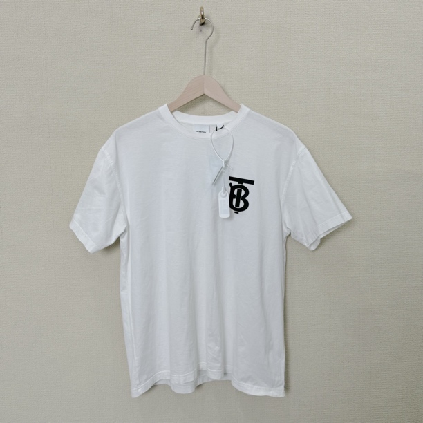 99新 BURBERRY/博柏利 字母纯色短袖/S码