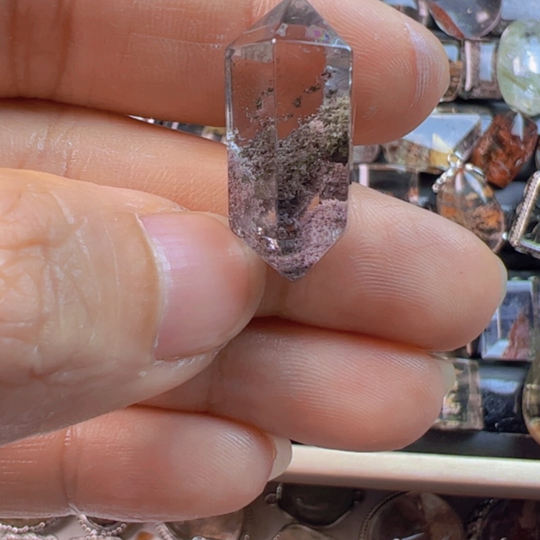 水晶手链银S800镀金镶嵌酒*.