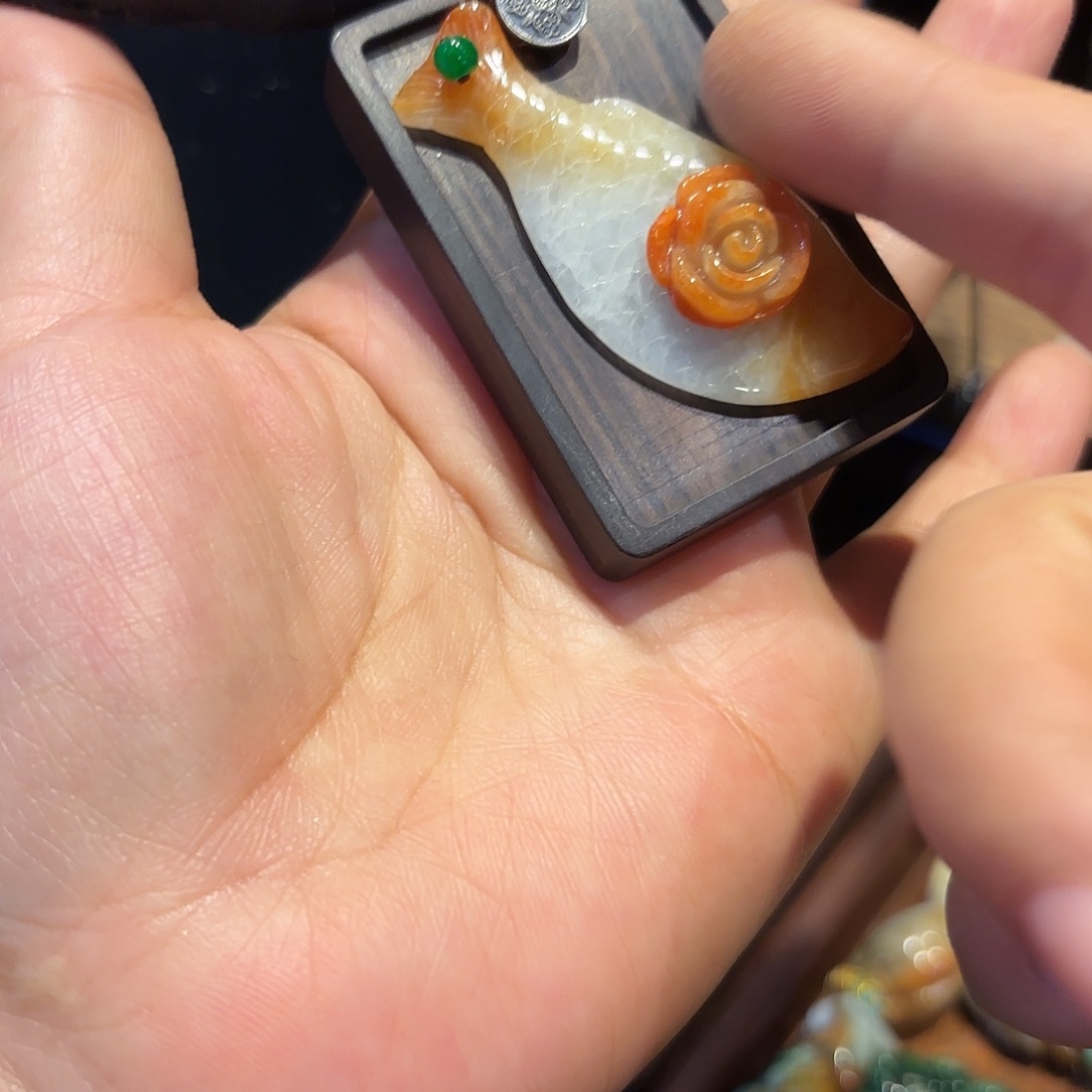 翡翠未镶嵌颈饰原创