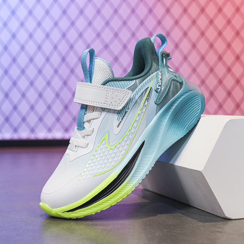 赤兔秋季男童鞋青少年网面透气跑步鞋学生超轻软底童鞋男童6-12岁