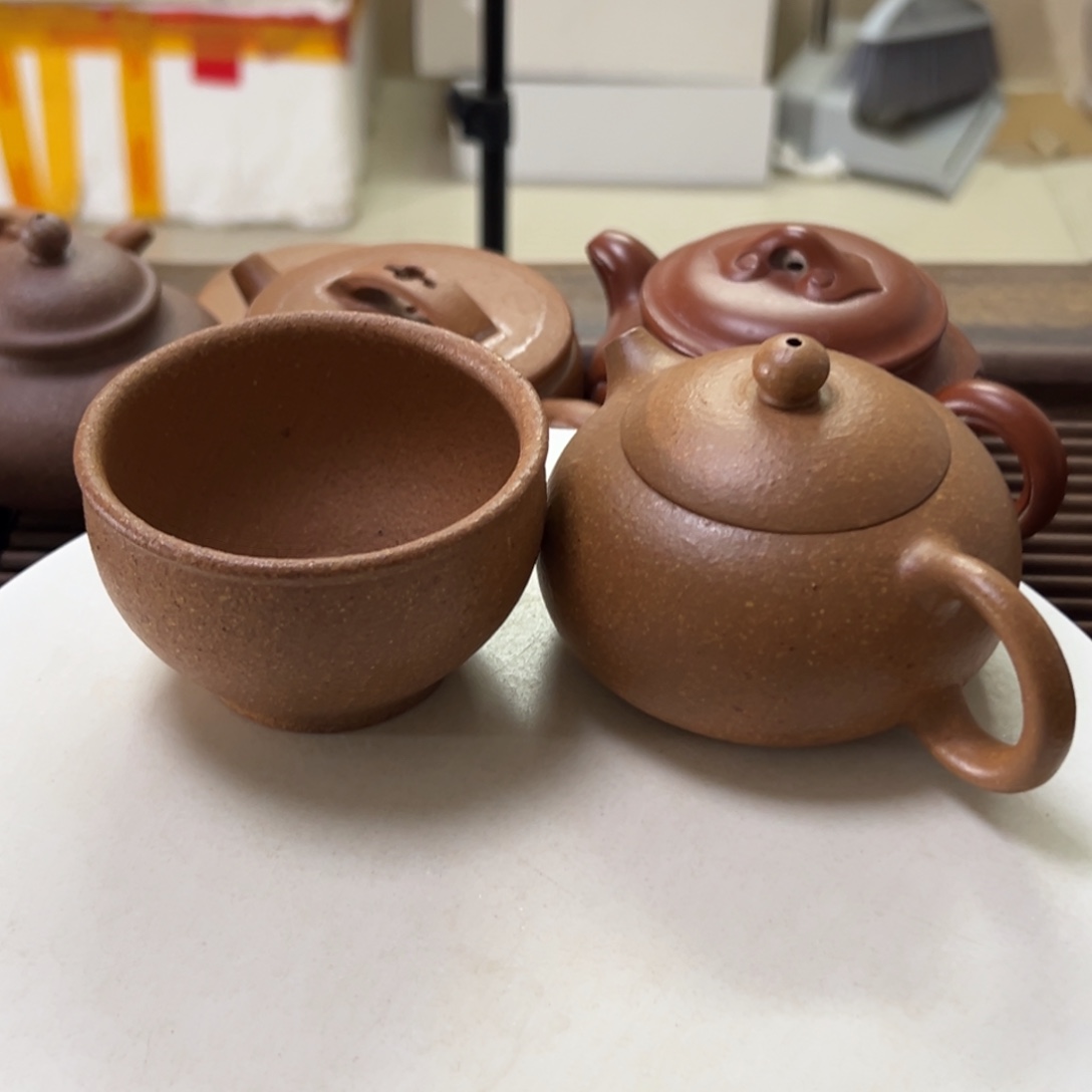 C***n紫砂茶壶老段泥西施两个16目主人杯