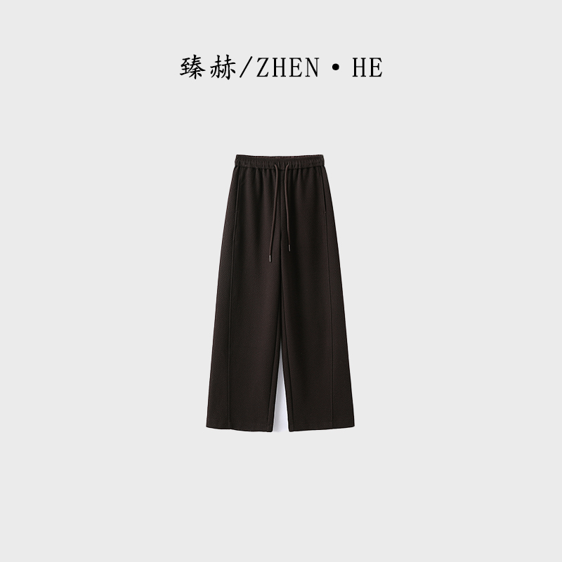 臻赫/ZHEN·HE 冬季新款 女士直筒休闲裤2025冬