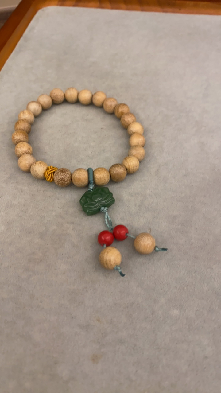 木质莲花奶香味手串HG0015-无礼盒