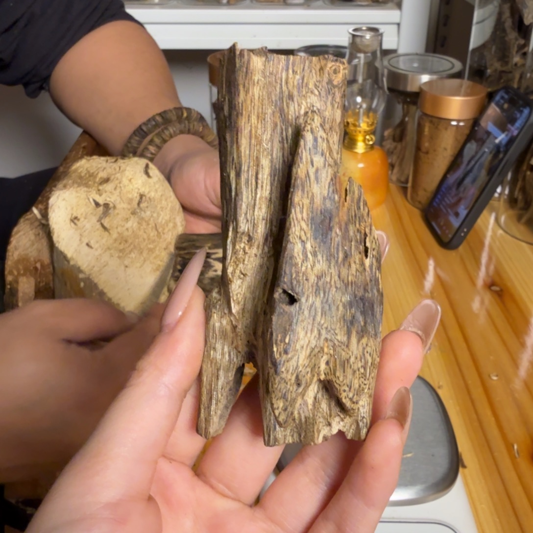 沉香白奇虫漏22克