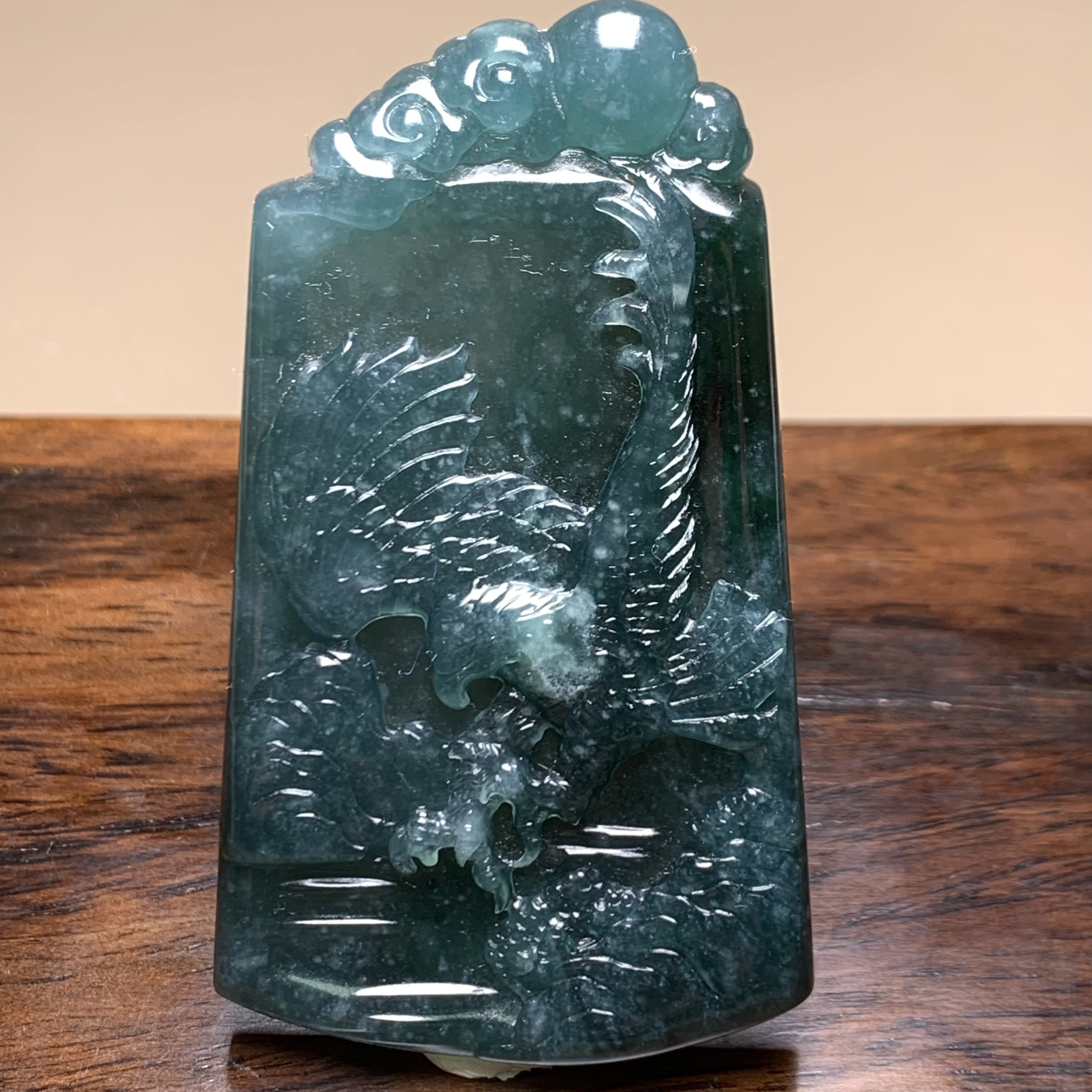 A956珠宝玉石A货翡翠吊坠