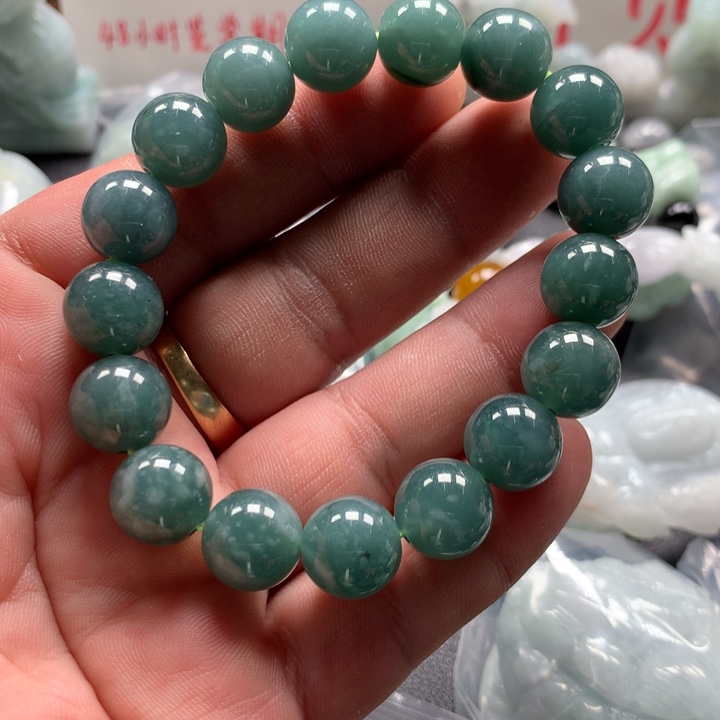 翡翠未镶嵌颈饰保真天然a货翡翠