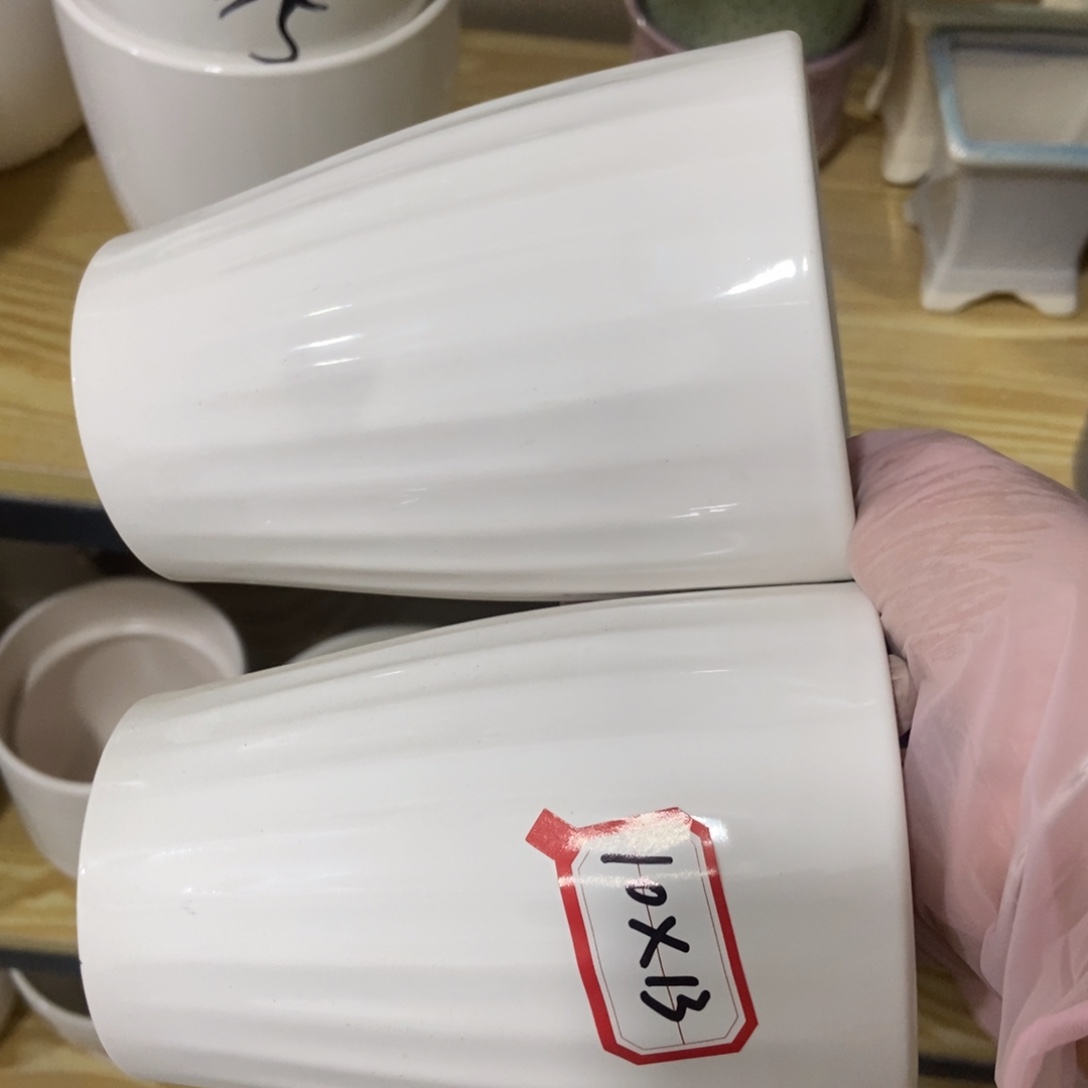 红陶高温陶瓷花盆