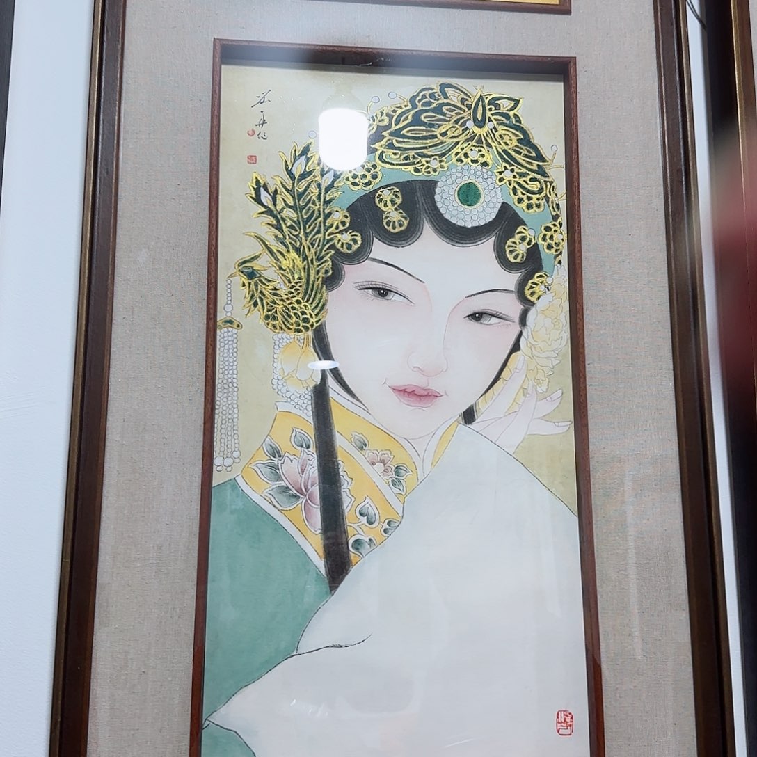 国画艺术家的作品