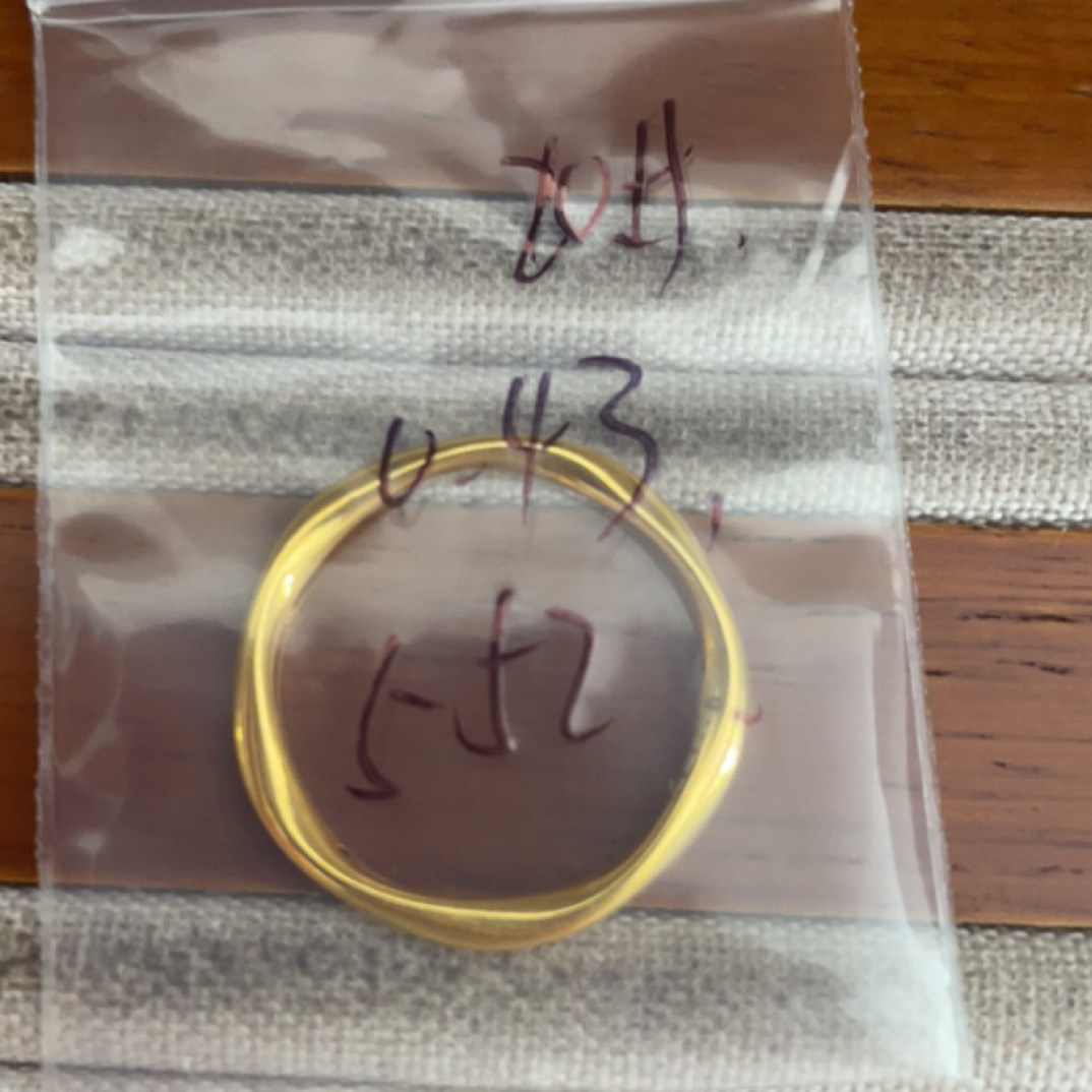 克重0.43 20号 莫比乌斯戒指 足金999