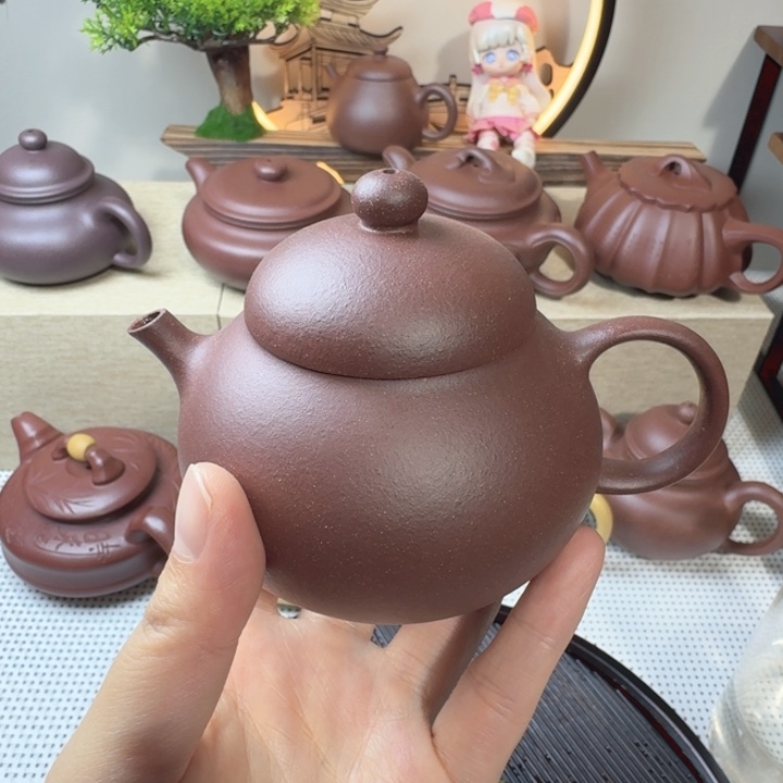 原矿紫泥文旦壶170cc