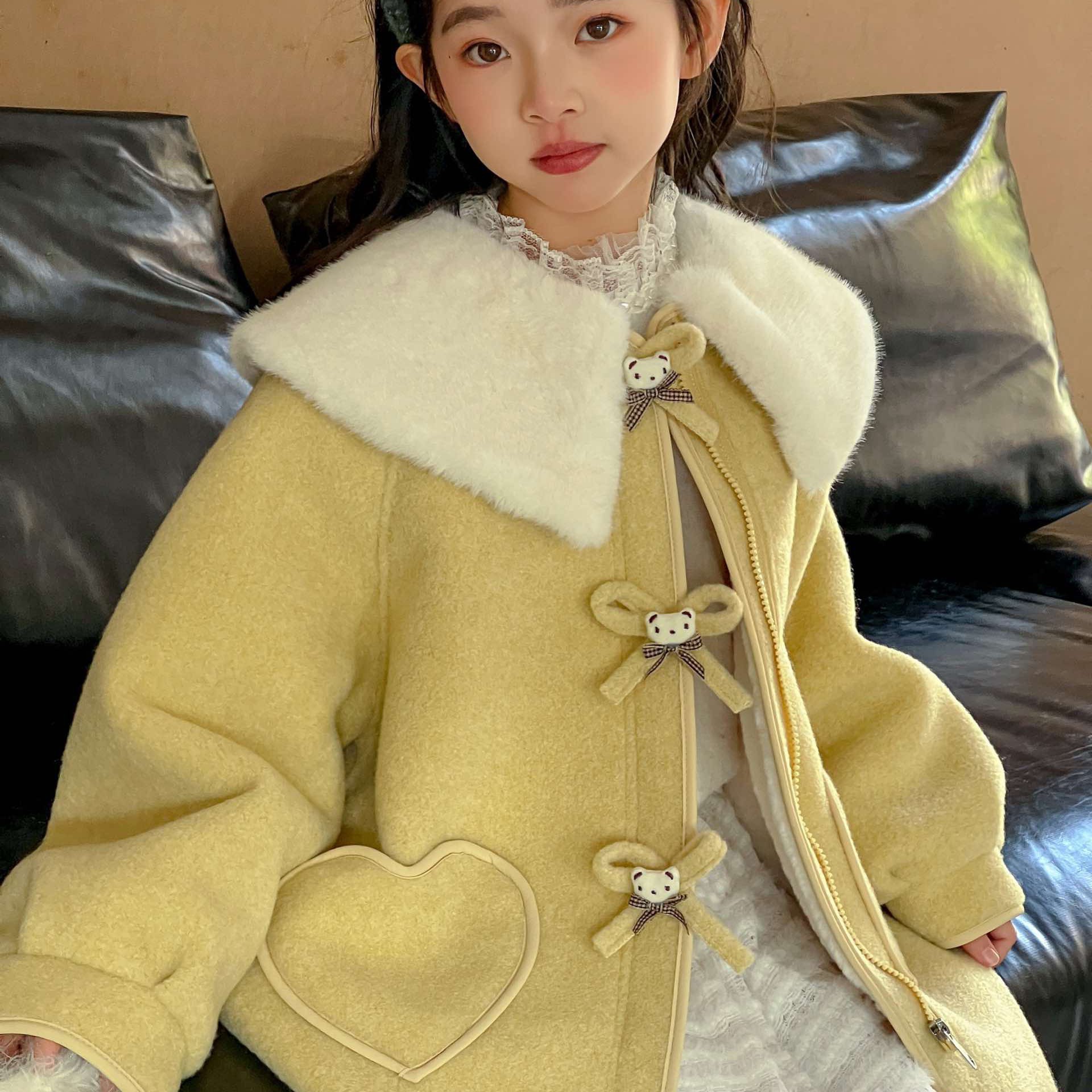 女童洋气套装2025秋冬新款中大童时髦潮流毛衣阔腿裤