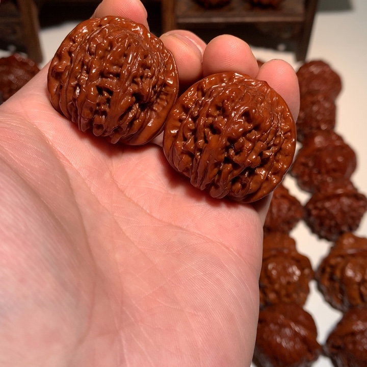 桃核吊坠四座楼3WCH#00#