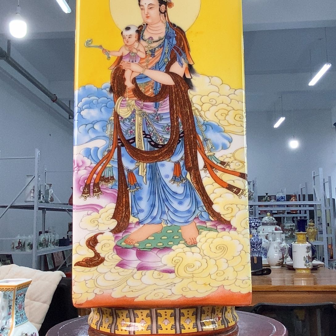 摆件景德镇陶瓷花瓶摆件