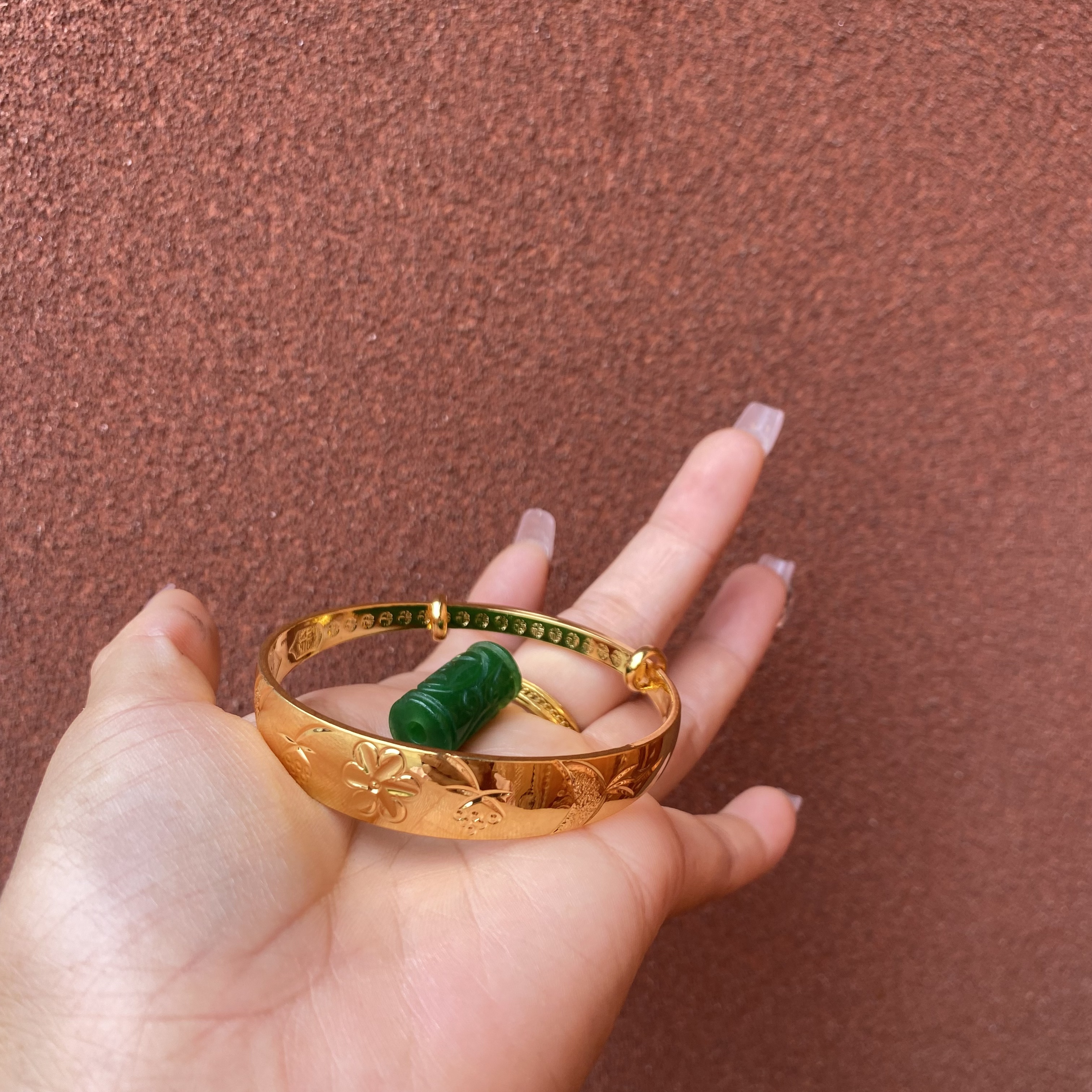 57-梅花伸缩手镯-玛瑙珠多样发一