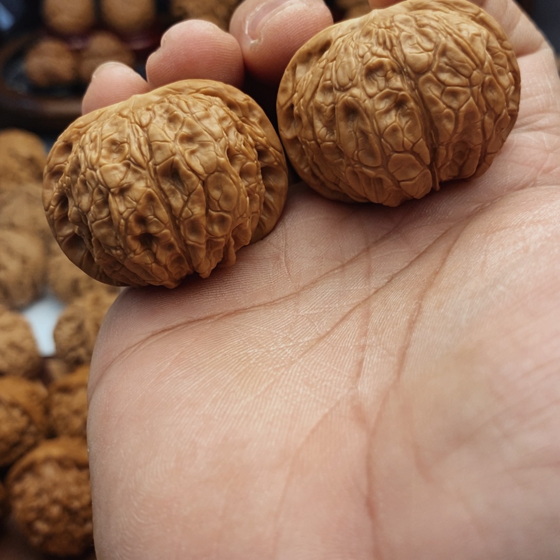 文玩核桃把件40尺 血麒麟 7