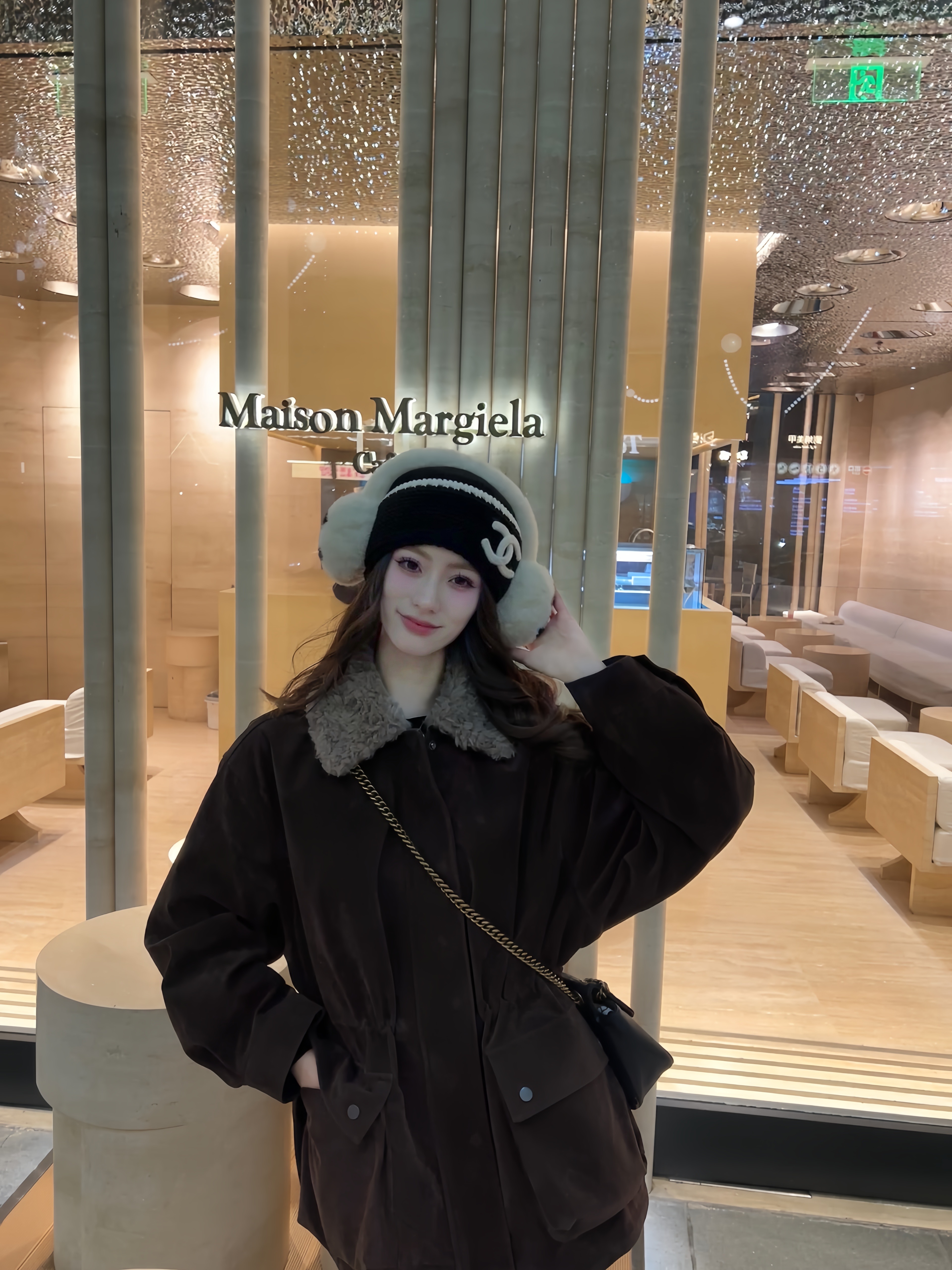 【HanHan】羊毛领 90鹅绒服 女士时尚冬季保暖气质百搭