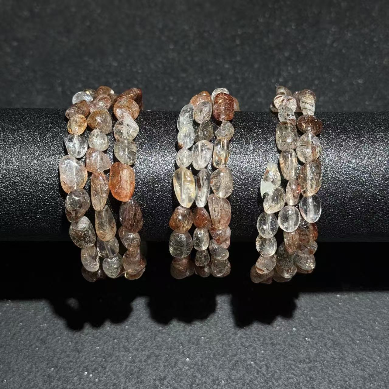 【云禧珠宝】黑金超七随型三圈手串DS122205-多样性发其一