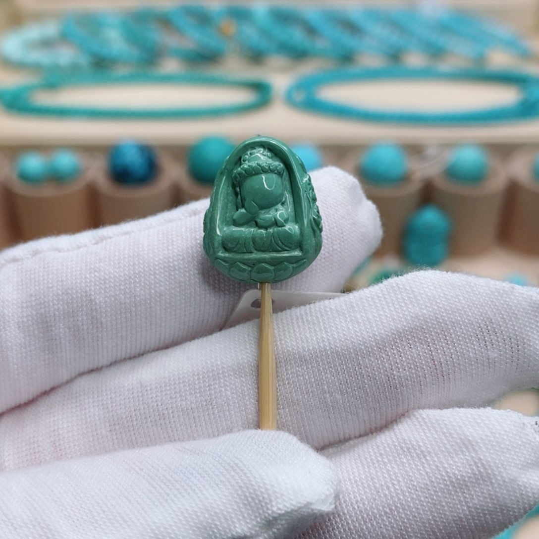 绿松石珠宝奇石未镶嵌