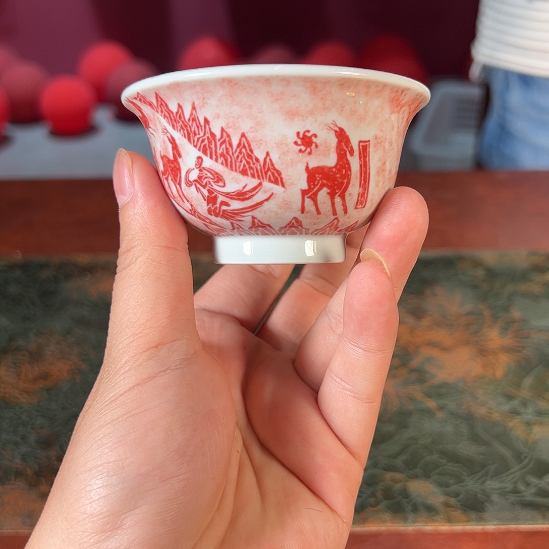 杯景德镇手绘陶瓷