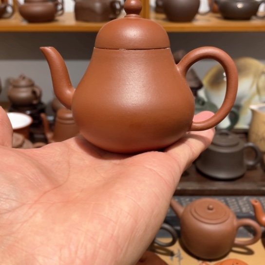 紫砂茶壶朱泥思婷120cc