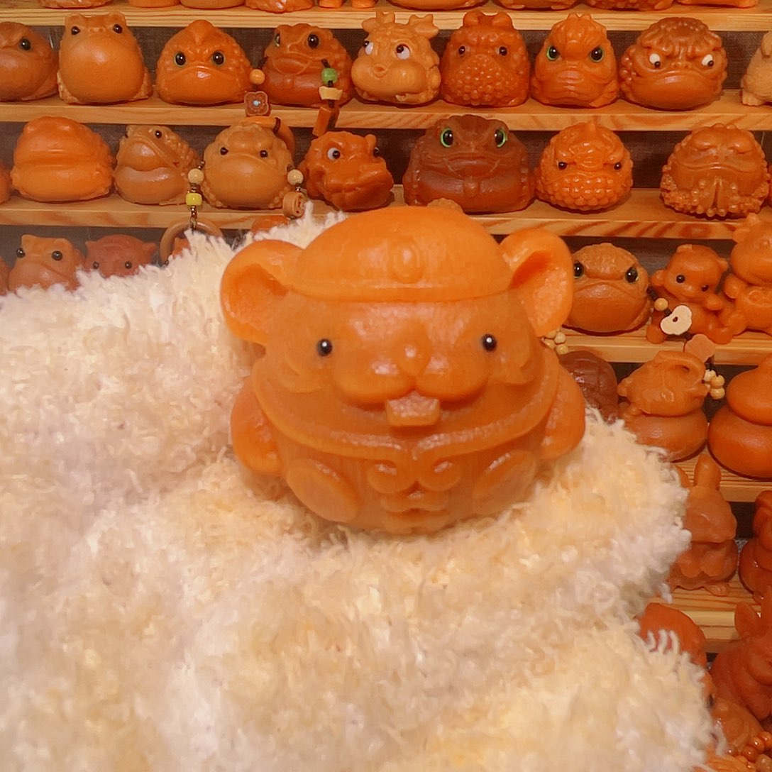 竹?**?实心竹手把件雕刻