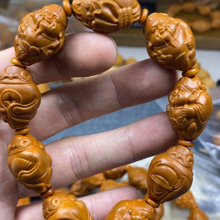橄榄核手串/手链橄榄核雕工艺手串