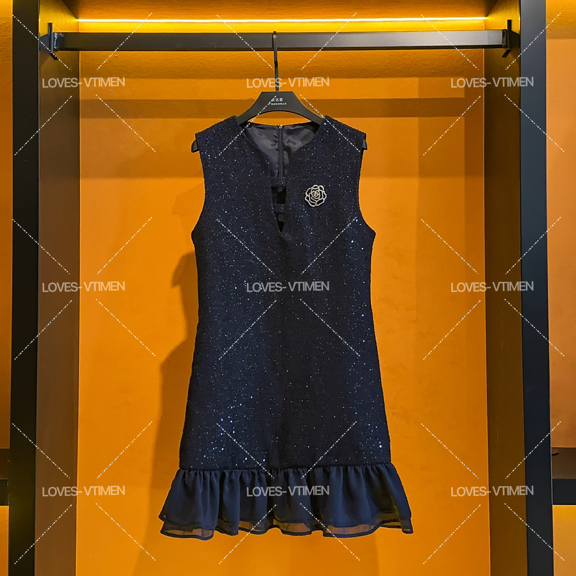 薇薇专属丨赫本风短袖显瘦气质法式时尚长款连衣裙L-A1564