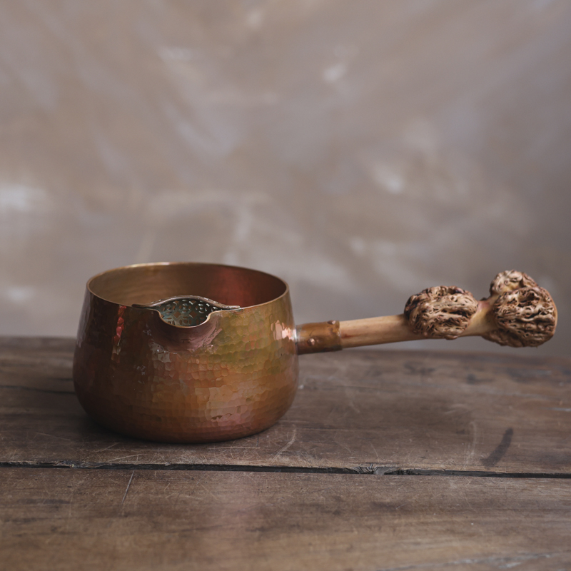 【福器】铜器大煮茶罐-矮 容量800CC