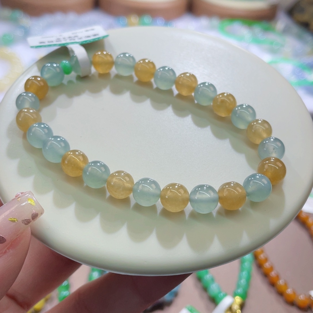 未镶嵌手链翡翠卡7