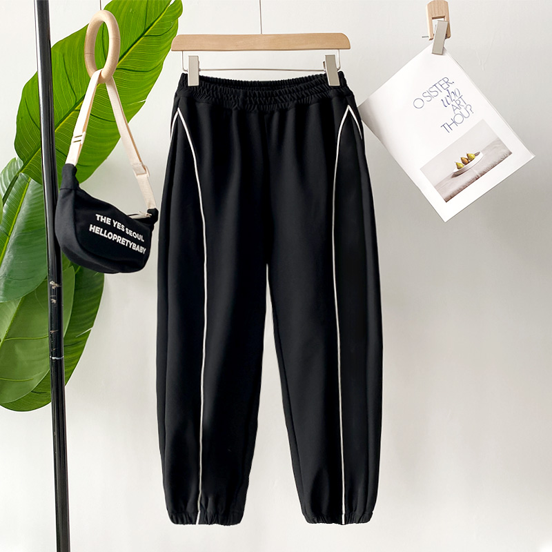 胖孩子大码秋季新款快干休闲裤中大童加肥加大宽松弹力G3KZ1891