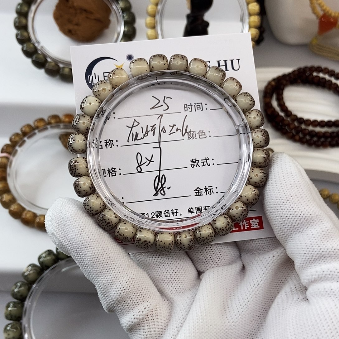 星月菩提手串8灰冰大眼睛25
