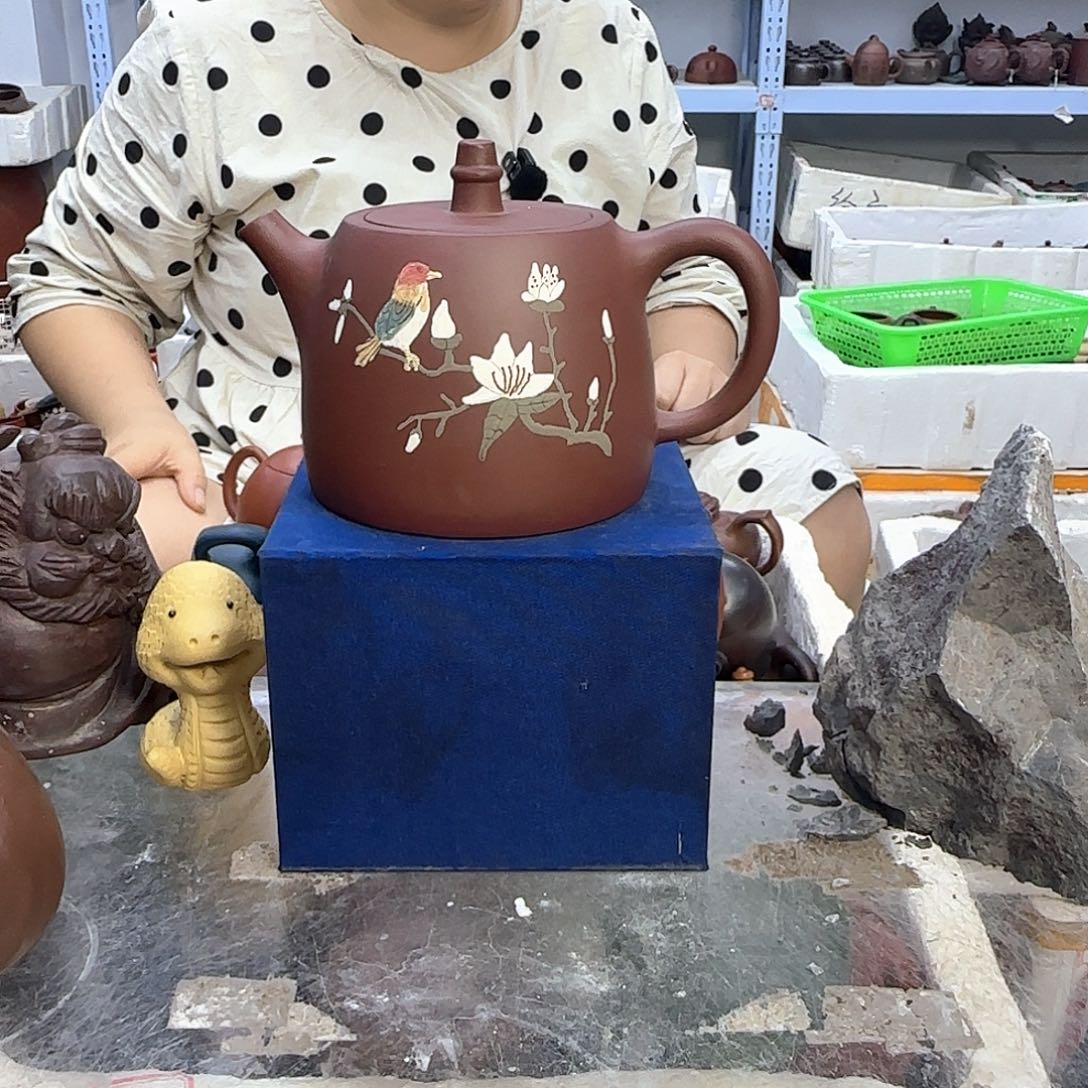 茶壶紫砂宜兴紫砂壶瑕疵处理