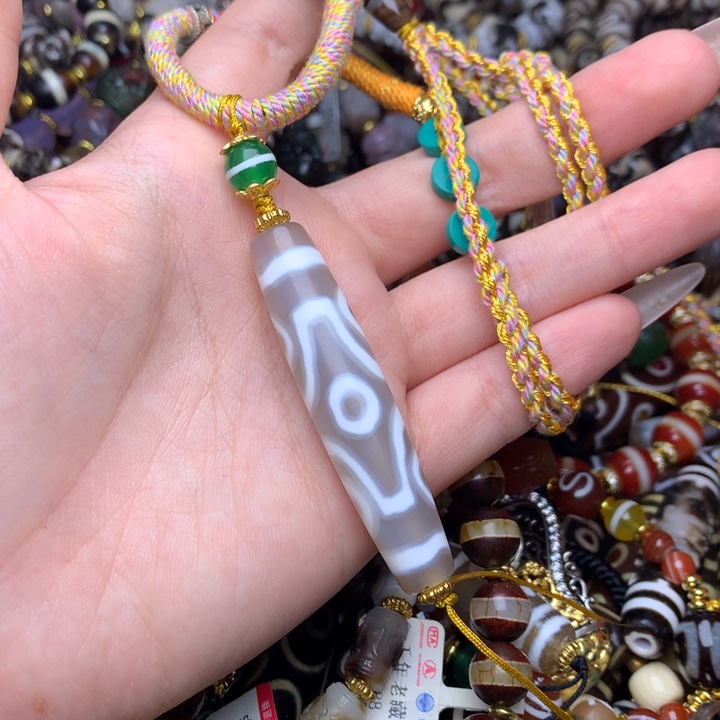 玛瑙/玉髓未镶嵌发一条