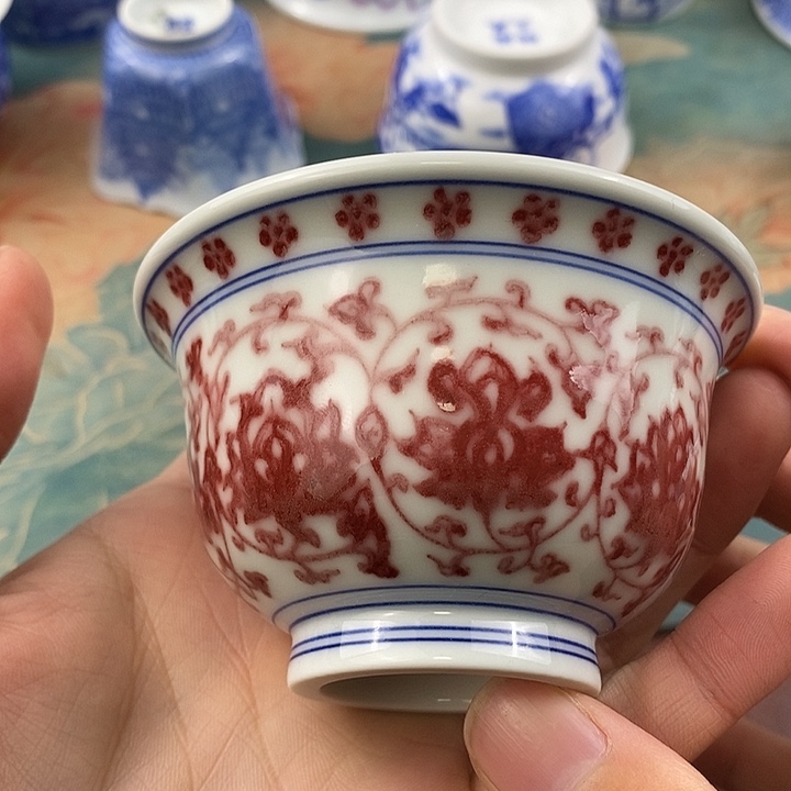 杯现代景德镇全手工全手绘茶具168888