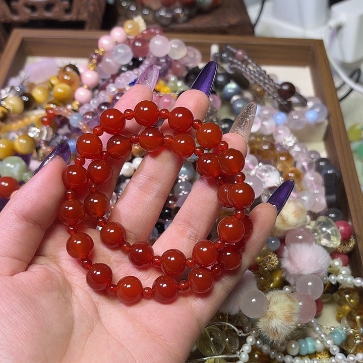 玛瑙/玉髓未镶嵌手链