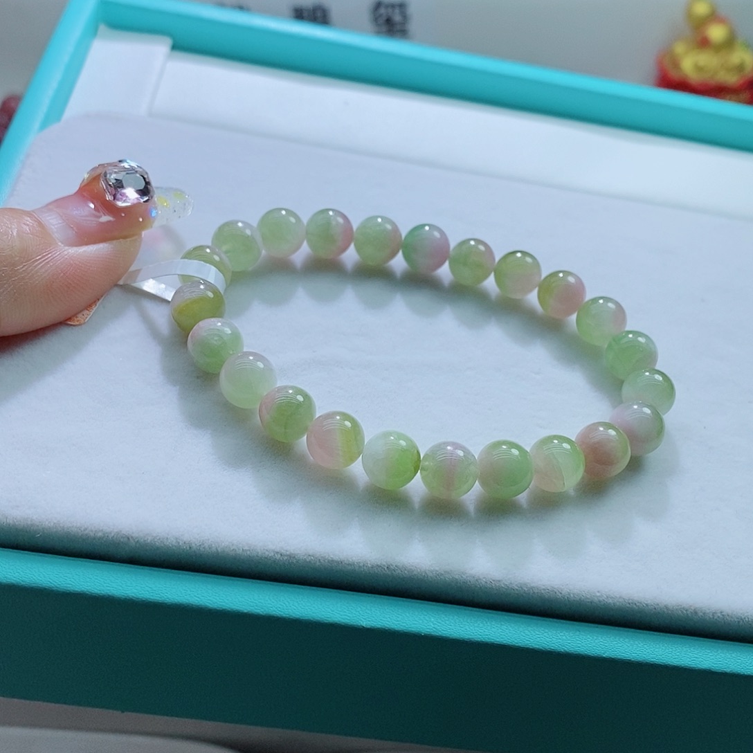 碧玺手链未镶嵌8mm左右