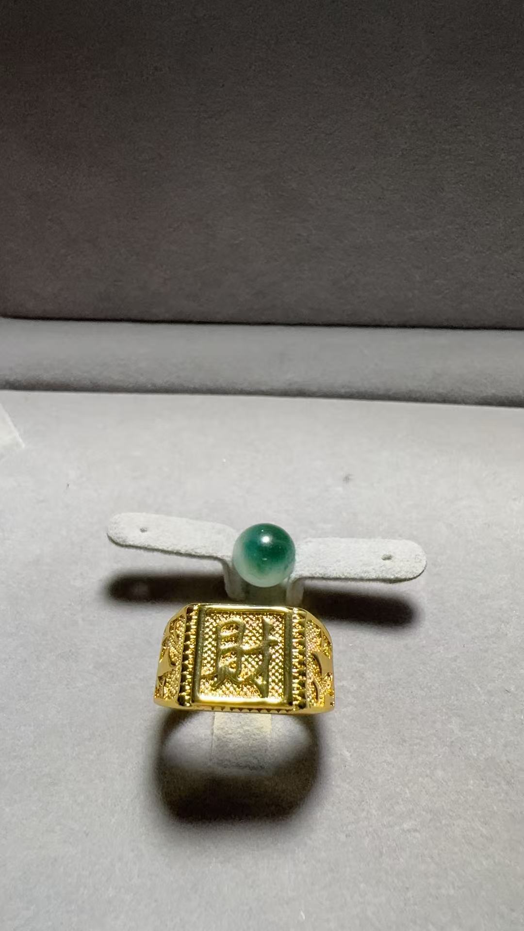 A14精工发福财戒指玉髓【多样性发一】