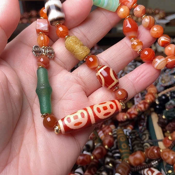 玛瑙/玉髓未镶嵌手链