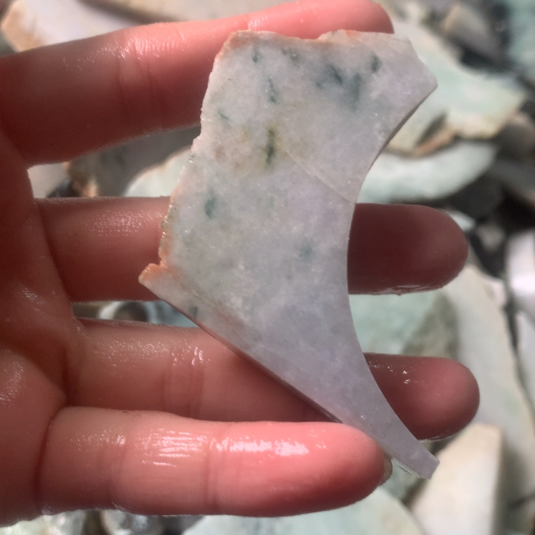 翡翠颈饰未镶嵌缅甸翡翠