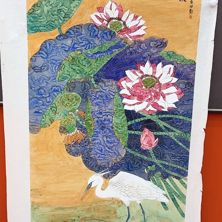 国画崔田对老师去伪存真原作