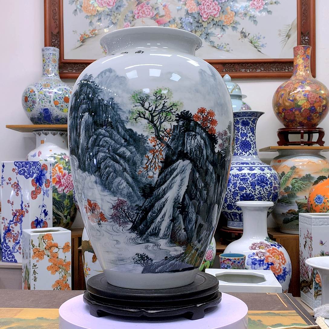 陶瓷确保手工手绘作品