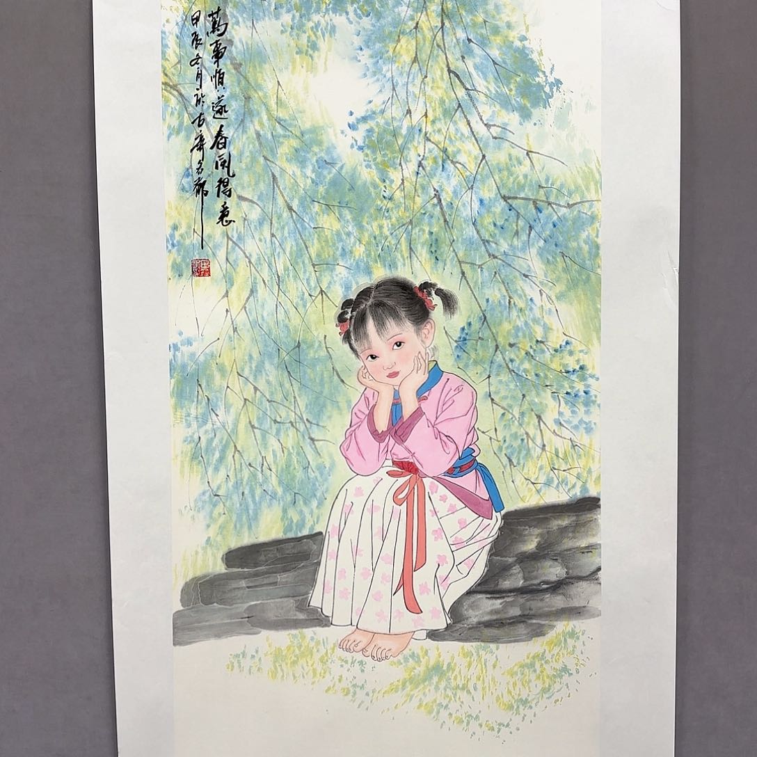 国画国画纯手绘作品请放心去藏