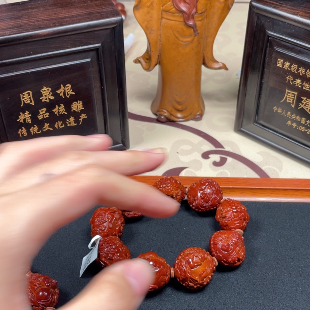 海***叔WYH橄榄核万佛#1107#