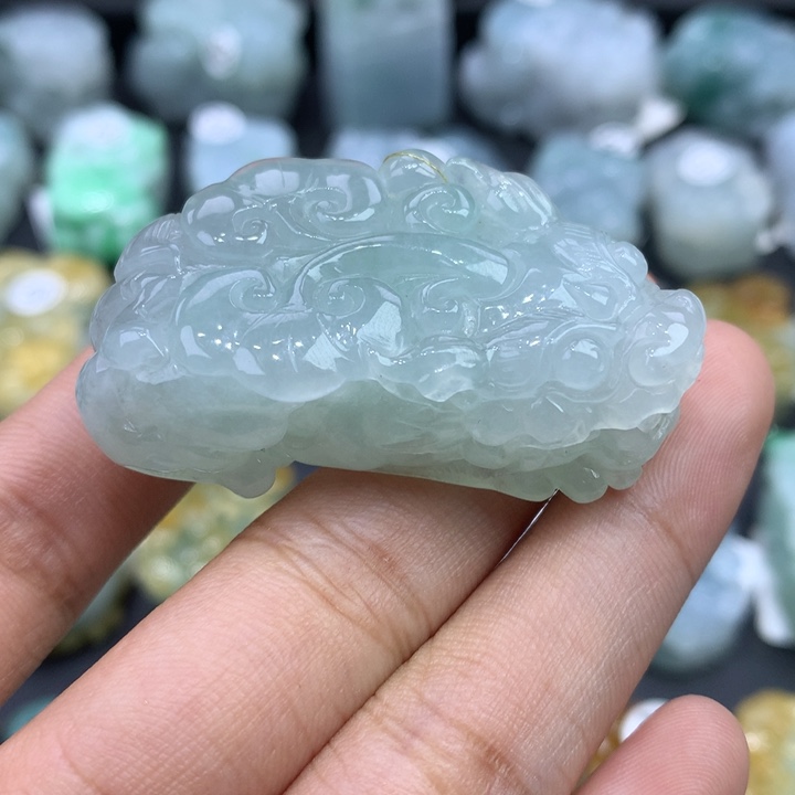 翡翠未镶嵌颈饰天然缅甸翡翠