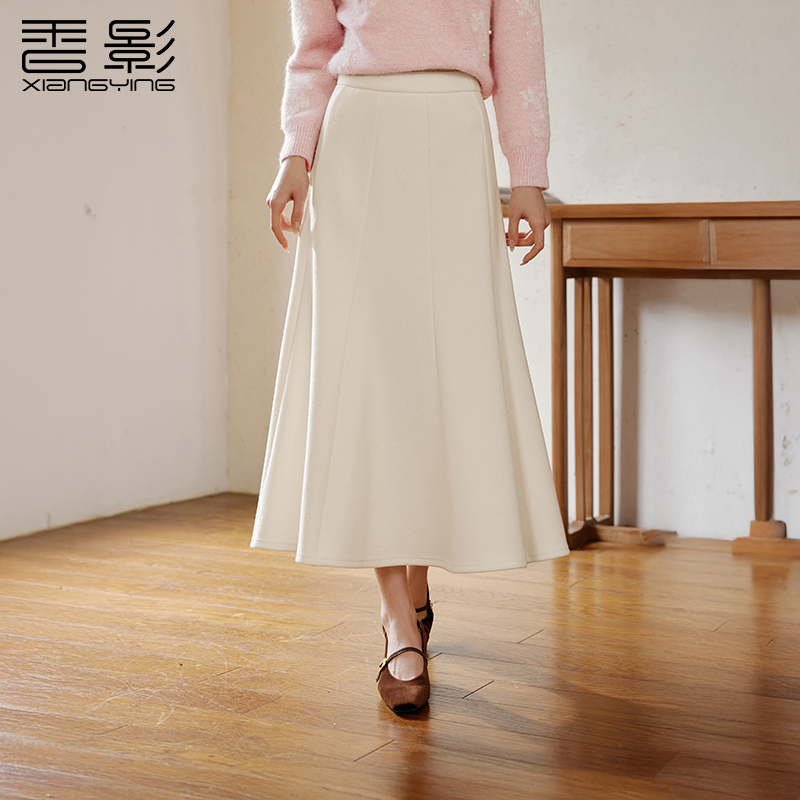 【CC王专属】R85W844半身裙香影巨好看半身鱼尾裙女冬季新款a字优