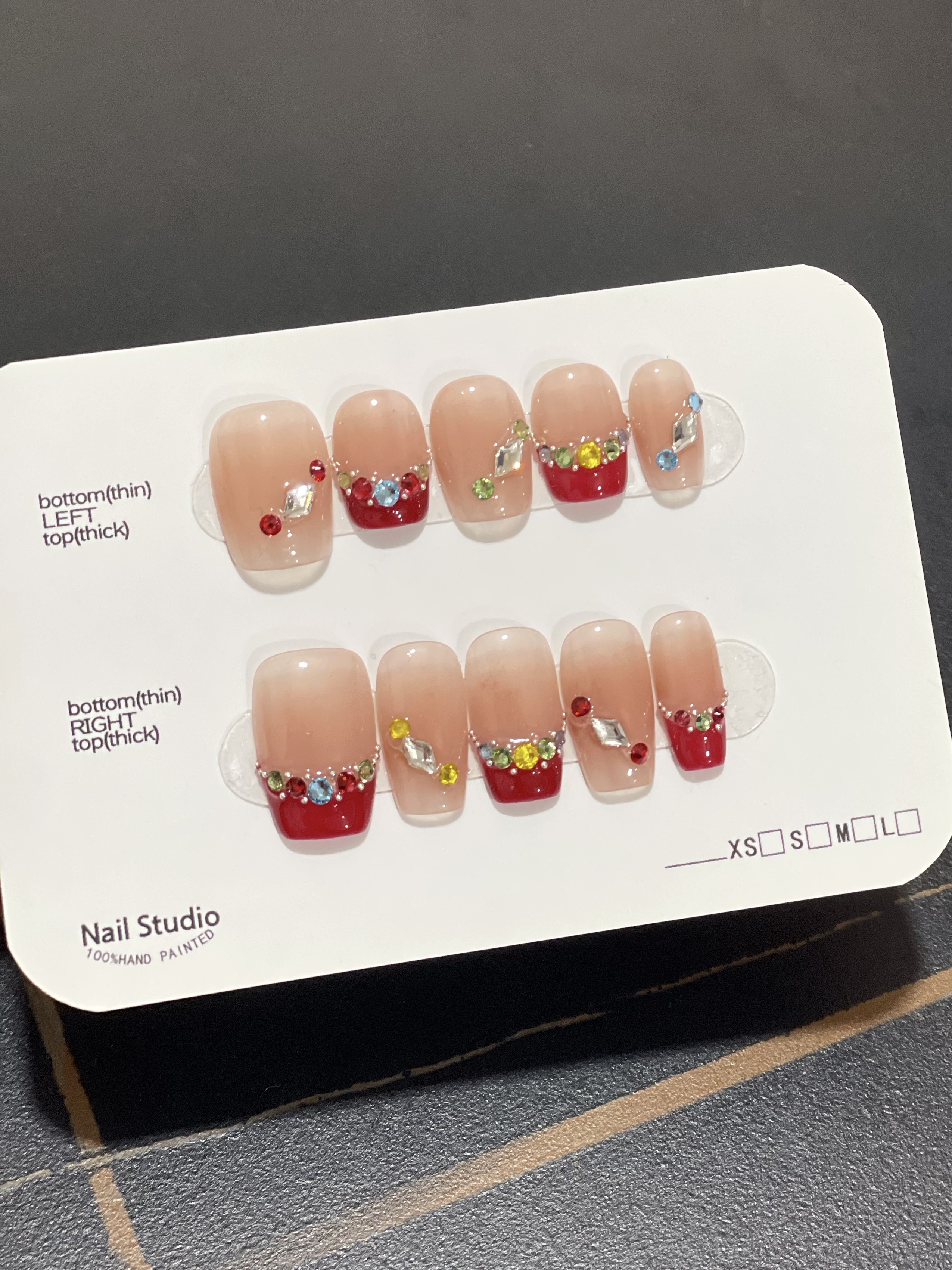 【红法】施华洛全华款高级感可拆卸式穿戴甲