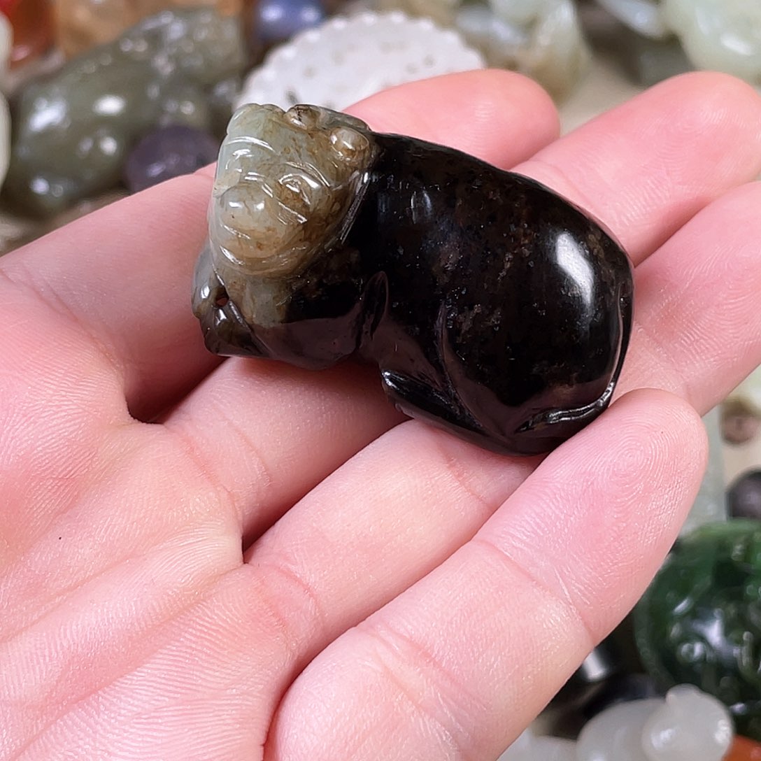 和田玉（糖玉）颈饰未镶嵌趙*树