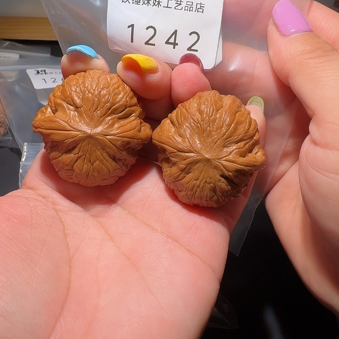 文玩核桃把件铁锤38➕