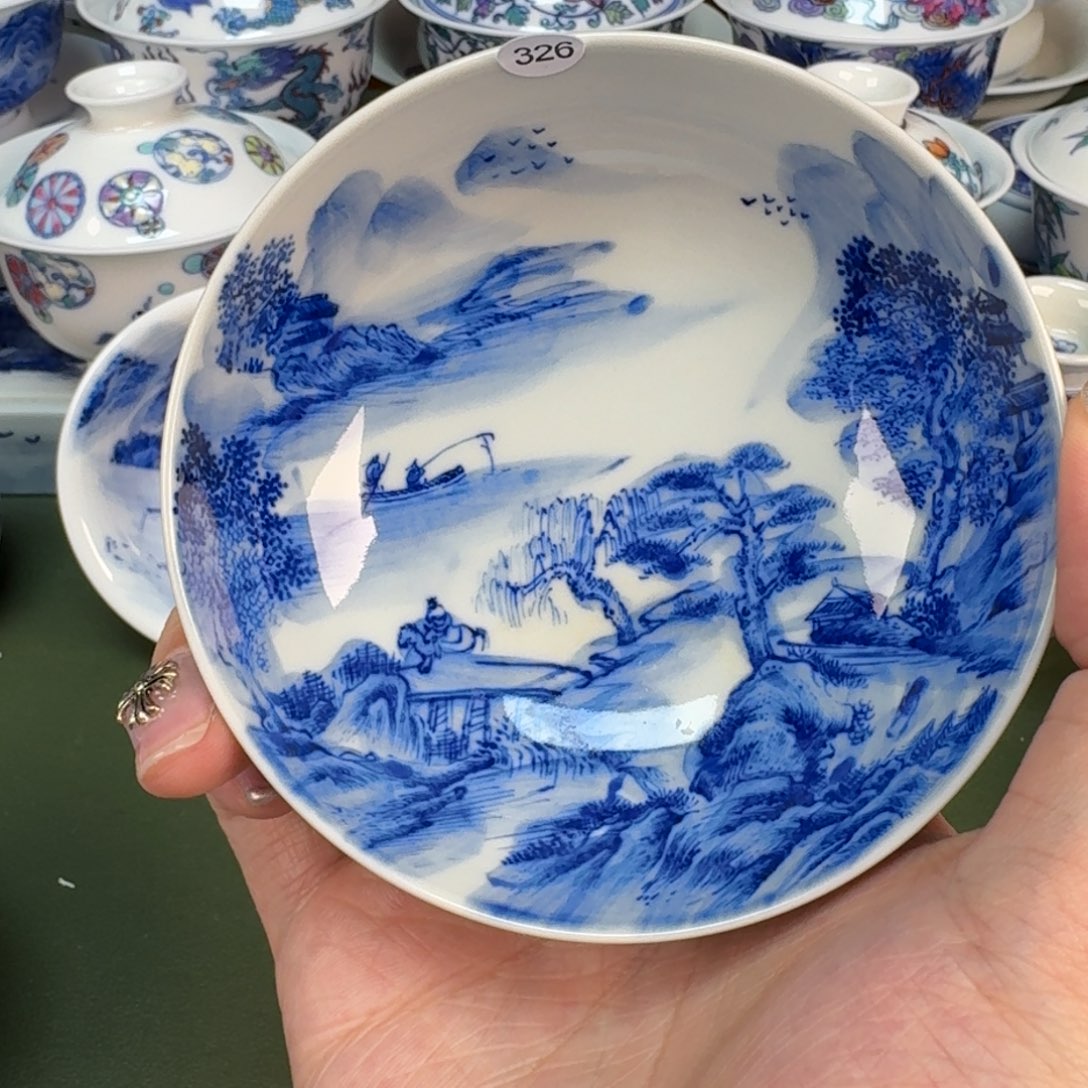 杯景德镇纯手工手绘茶具326